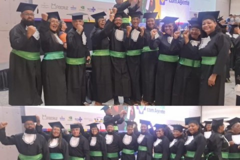 Gongogi realiza diplomação de agentes comunitários de saúde e de combate às endemias